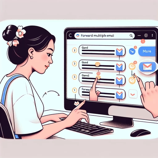 how to forward multiple emails in gmail