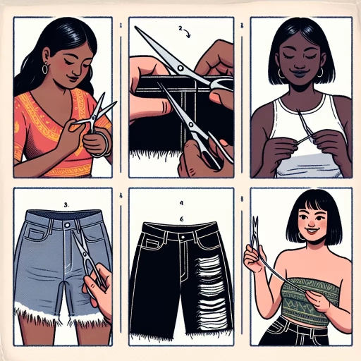 how to fray jean shorts