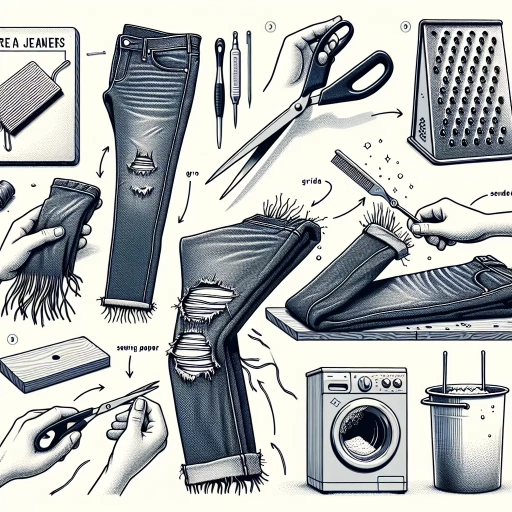 how to fray jeans