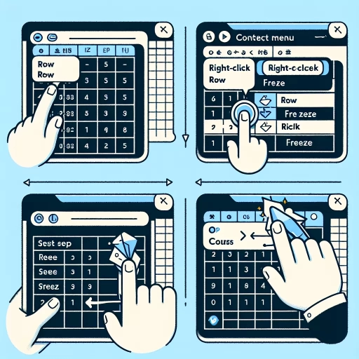 how to freeze a row in google sheets