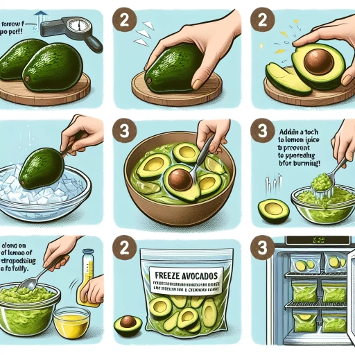 how to freeze avocado