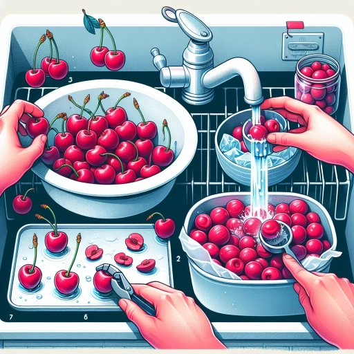 how to freeze cherries