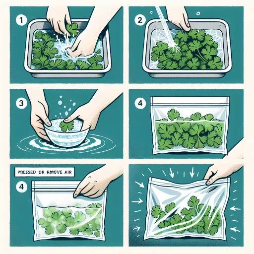 how to freeze cilantro