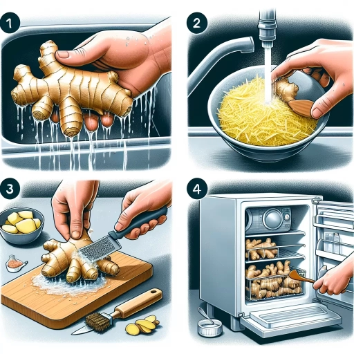how to freeze ginger
