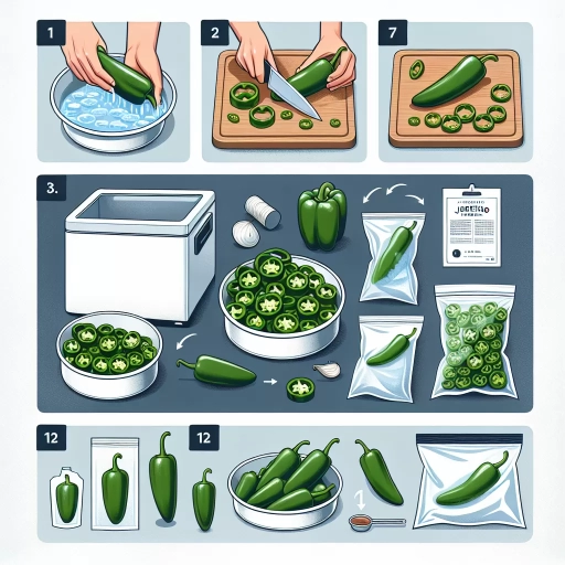 how to freeze jalapeno peppers