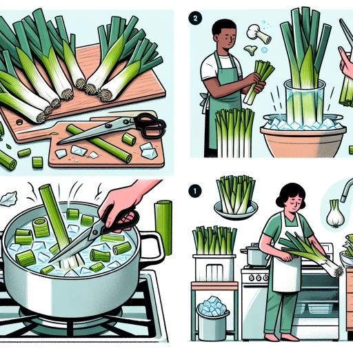 how to freeze leeks