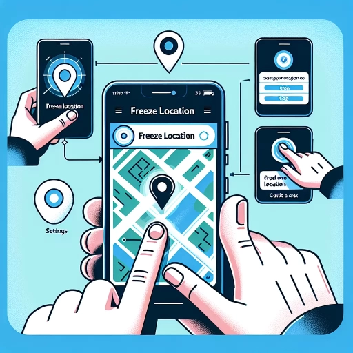 how to freeze location on find my iphone