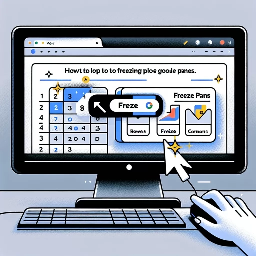 how to freeze panes in google sheets