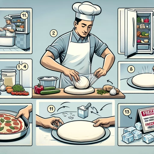 how to freeze pizza dough