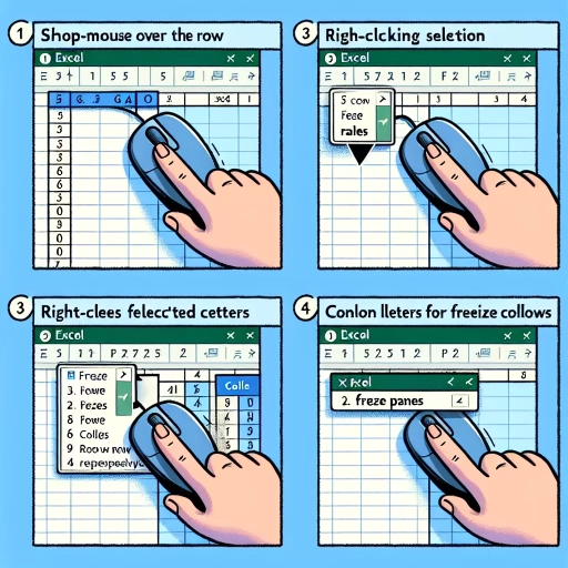 how to freeze rows and columns in excel