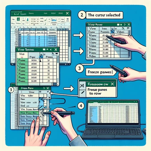 how to freeze rows in excel