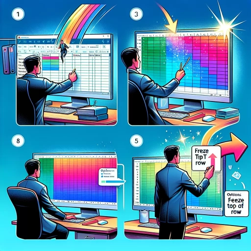 how to freeze the top row in excel