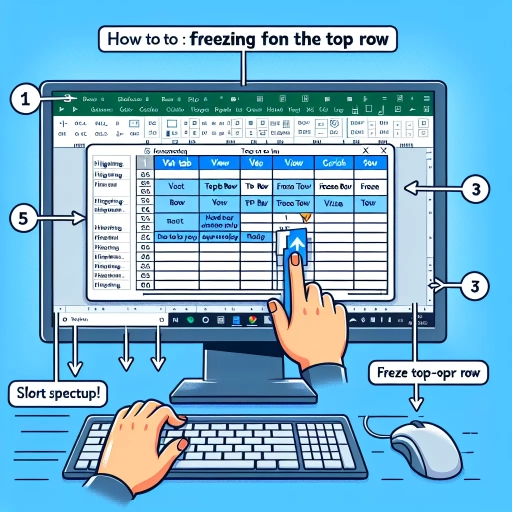 how to freeze top row in excel
