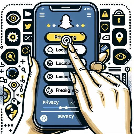 how to freeze your location on snapchat