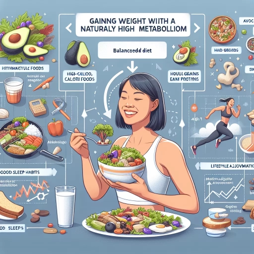 how to gain weight with high metabolism