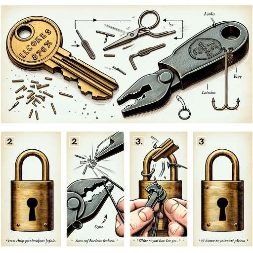 how to get a broken key out of lock