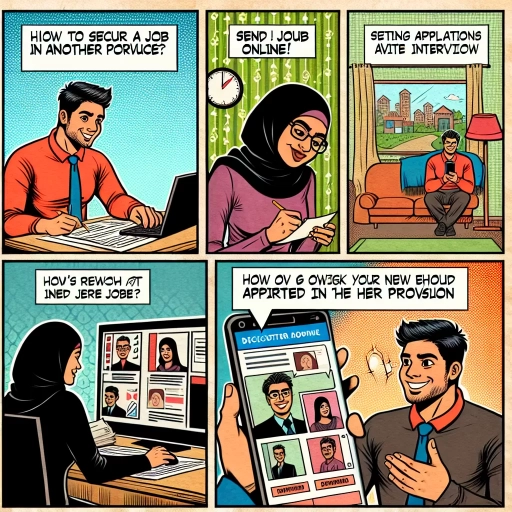 how to get a job in another province