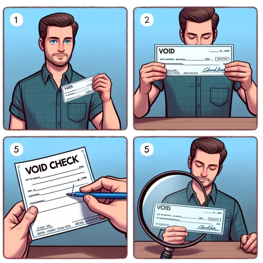 how to get a void check