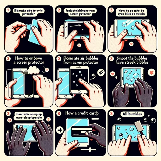 how to get air bubbles out of screen protector