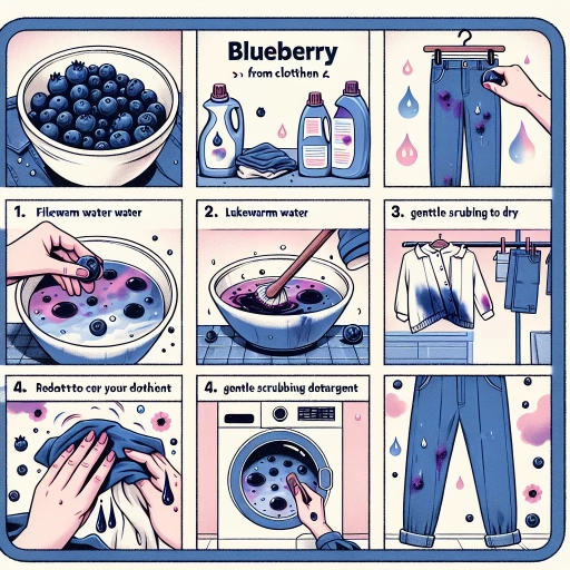 how to get blueberry stain out of clothes