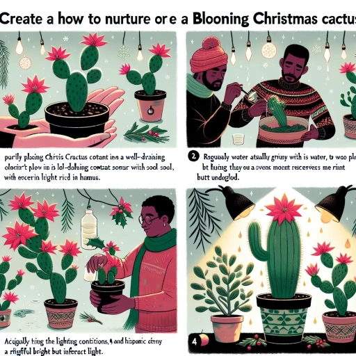 how to get christmas cactus to bloom