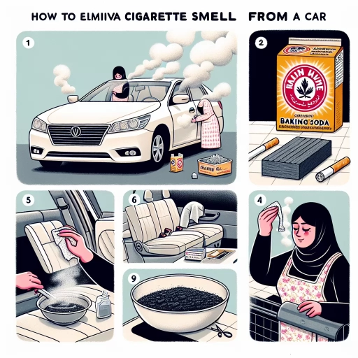 how to get cigarette smell out of car