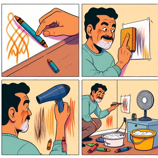 how to get crayon off a wall