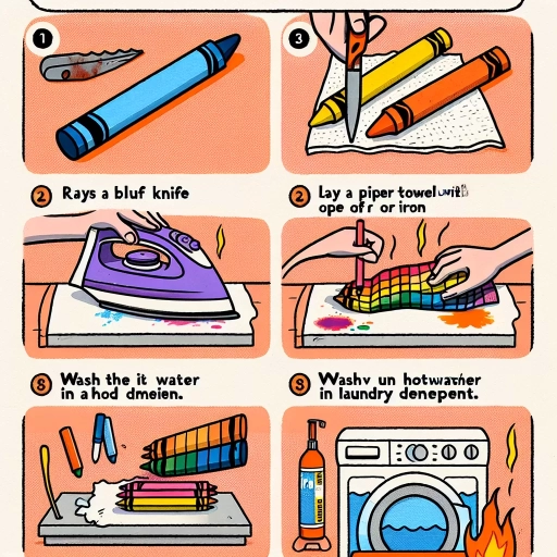 how to get crayon out of fabric