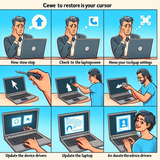 how to get cursor back on laptop