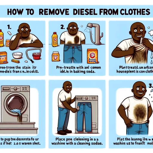 how to get diesel out of clothes