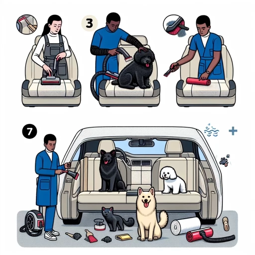 how to get dog hair out of car