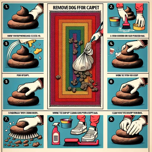 how to get dog poop out of carpet