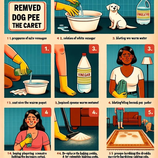 how to get dried dog pee out of carpet