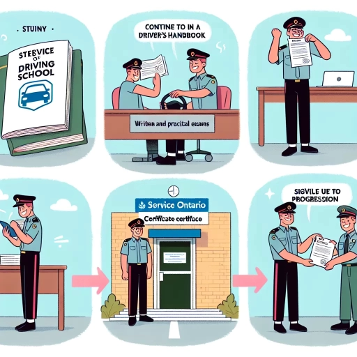 how to get driving school certificate from service ontario