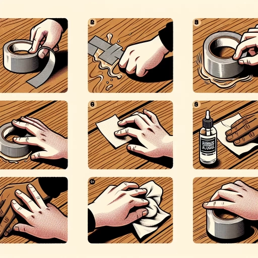 how to get duct tape residue off