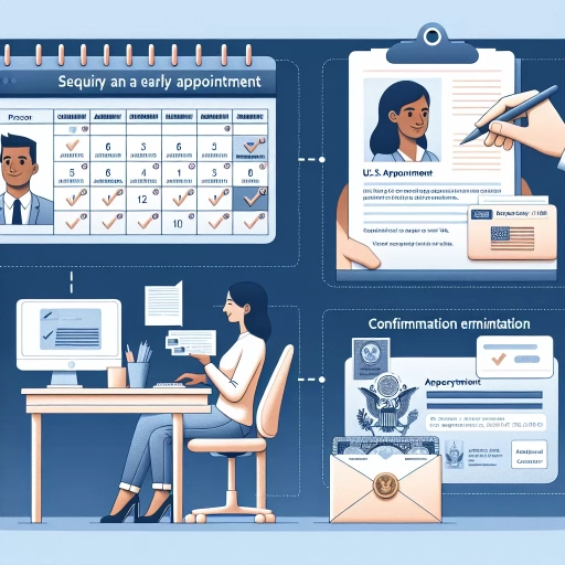 how to get early appointment for us visa