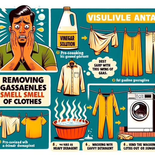 how to get gas smell out of clothes