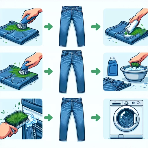 how to get grass stains out of jeans