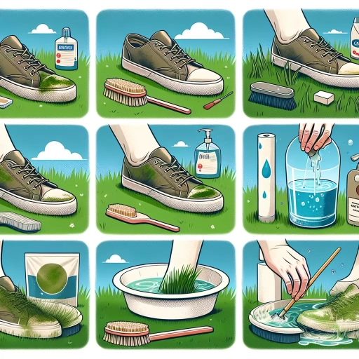 how to get grass stains out of shoes