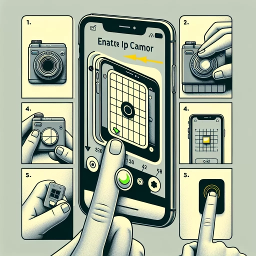 how to get grid on iphone camera