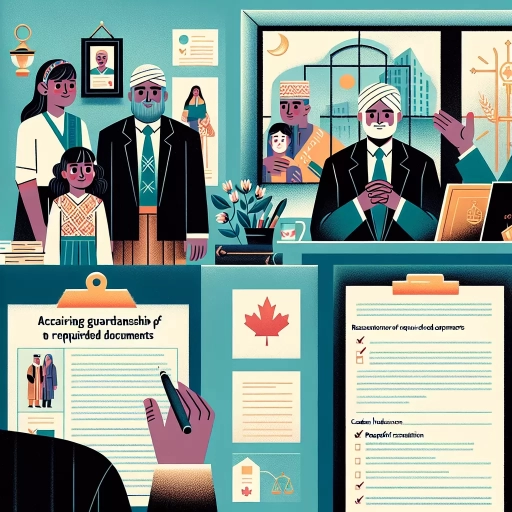 how to get guardianship of a child without going to court canada