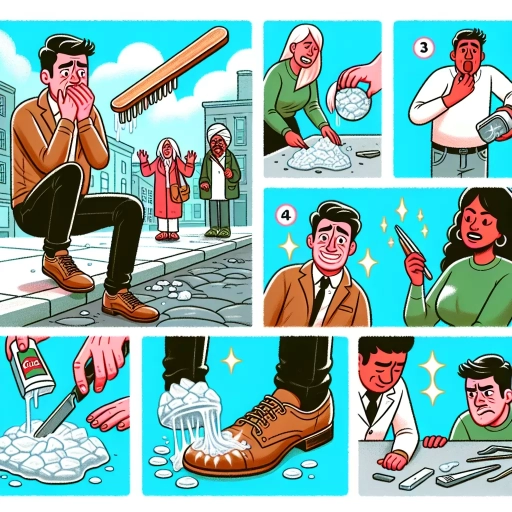 how to get gum off shoe