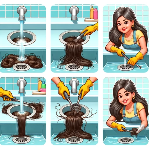 how to get hair out of a drain