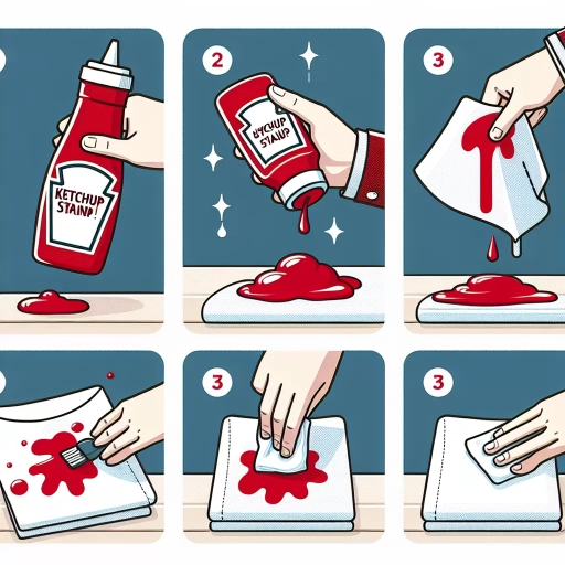 how to get ketchup stain out