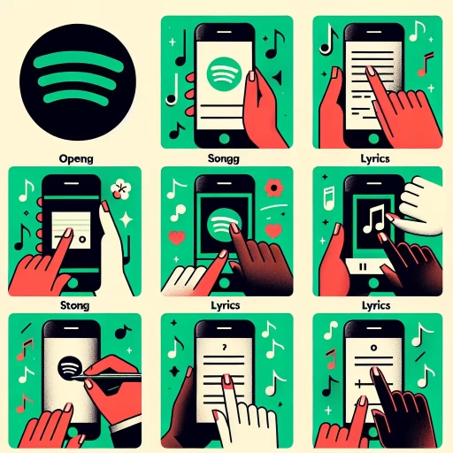 how to get lyrics on spotify