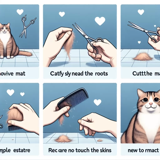 how to get mats out of a cat
