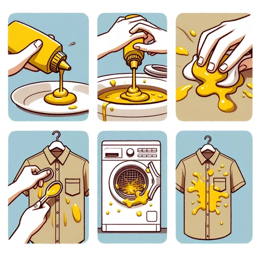 how to get mustard out of clothes