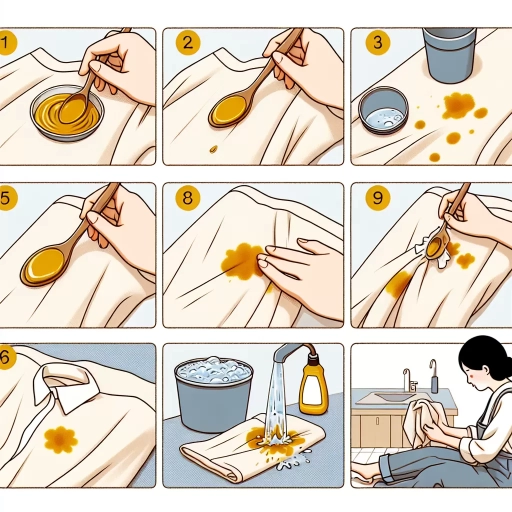 how to get mustard stain out