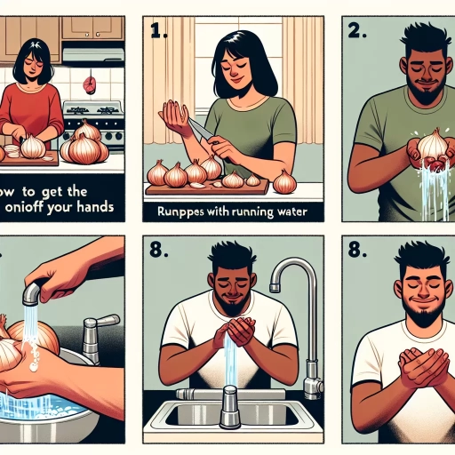 how to get onion smell off of hands