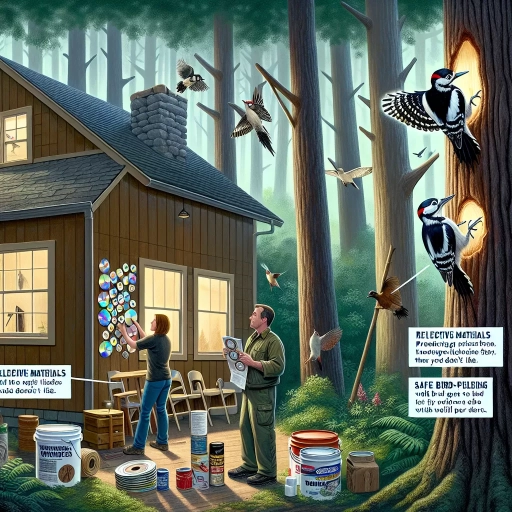 how to get rid of a woodpecker